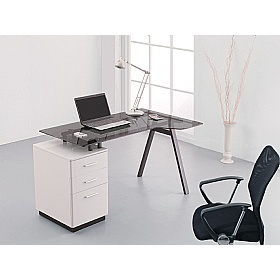 Cleveland Glass Home Office Desk