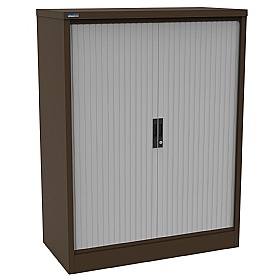 Silverline Kontrax Side Tambour Cupboards - Office Storage