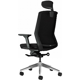 Bestuhl J1B Mesh Task Chair with Headrest - Office Chairs