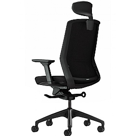 Bestuhl J1B Mesh Task Chair with Headrest - Office Chairs