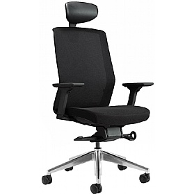 Bestuhl J1B Mesh Task Chair with Headrest - Office Chairs