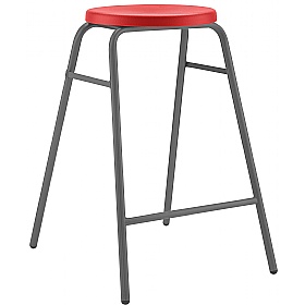 Button Top School Stools