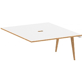 Oslo Scandi Rectangular Back to Back Bench Extension Desks