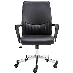 Brooklyn Medium Back Faux Leather Office Chair