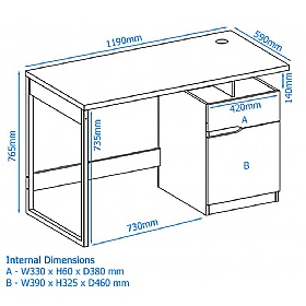 Bridport Home Office Desks