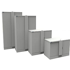 Silverline Kontrax Secure Metal Office Cupboards