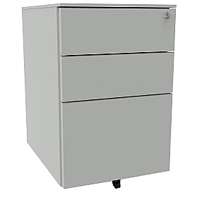 Silverline Under Desk Steel Mobile Pedestals