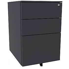 Silverline Under Desk Steel Mobile Pedestals