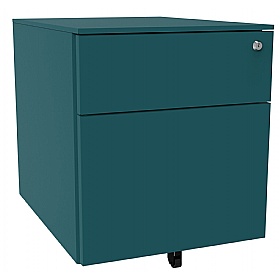 Silverline Under Desk Steel Mobile Pedestals