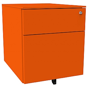 Silverline Under Desk Steel Mobile Pedestals