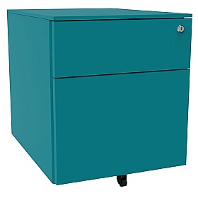 Silverline Under Desk Steel Mobile Pedestals