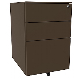 Silverline Under Desk Steel Mobile Pedestals