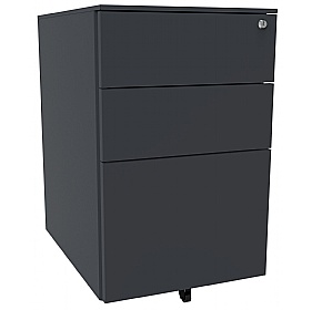 Silverline Desk High Metal Pedestals