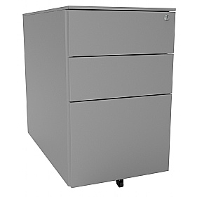 Silverline Desk High Metal Pedestals