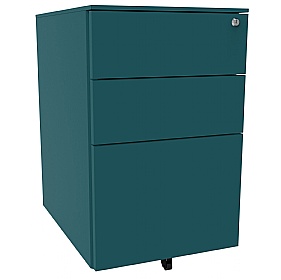 Silverline Desk High Metal Pedestals