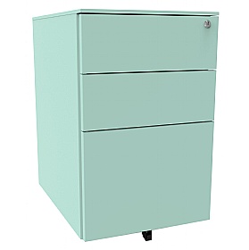 Silverline Desk High Metal Pedestals