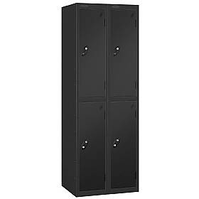 Atom Antibacterial Lockers With Black Carcass