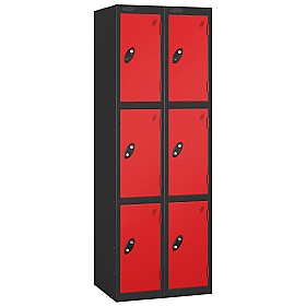 Atom Antibacterial Lockers With Black Carcass