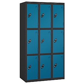 Atom Antibacterial Lockers With Black Carcass