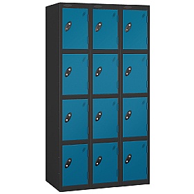 Atom Antibacterial Lockers With Black Carcass