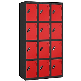 Atom Antibacterial Lockers With Black Carcass