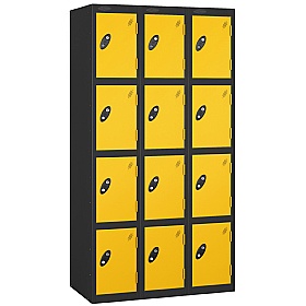 Atom Antibacterial Lockers With Black Carcass