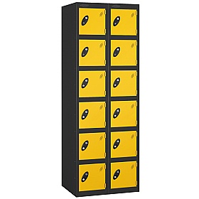 Atom Antibacterial Lockers With Black Carcass