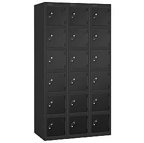 Atom Antibacterial Lockers With Black Carcass