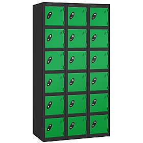 Atom Antibacterial Lockers With Black Carcass