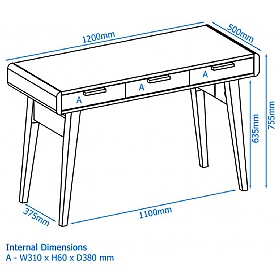 Pevensey Home Office Desk