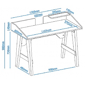 Truro Home Office Desk