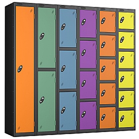 Equinox Black Antibacterial Probe Lockers