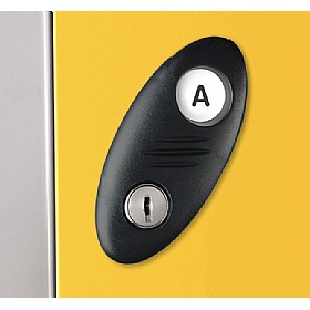 Atom Antibacterial Lockers With Black Carcass