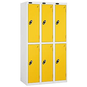 Atom Antibacterial Lockers With White Carcass