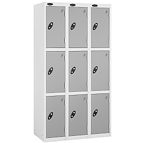 Atom Antibacterial Lockers With White Carcass