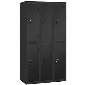 Atom Antibacterial Lockers With Black Carcass With