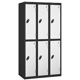 Atom Antibacterial Lockers With Black Carcass With