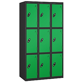 Atom Antibacterial Lockers With Black Carcass With