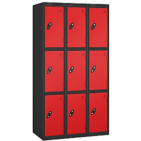 Atom Antibacterial Lockers With Black Carcass With