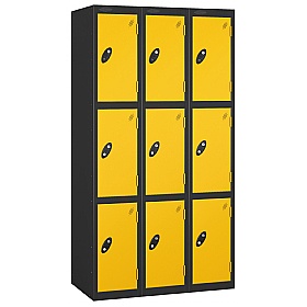 Atom Antibacterial Lockers With Black Carcass With