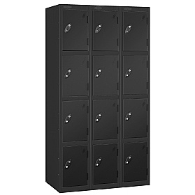 Atom Antibacterial Lockers With Black Carcass With