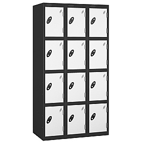 Atom Antibacterial Lockers With Black Carcass With