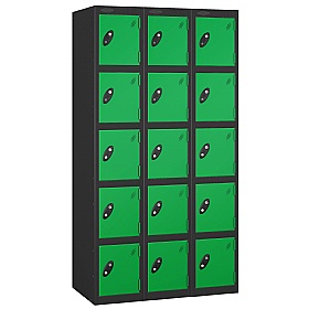 Atom Antibacterial Lockers With Black Carcass With