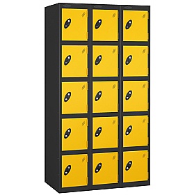 Atom Antibacterial Lockers With Black Carcass With