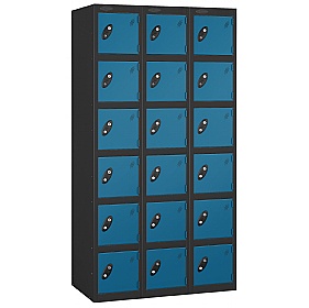 Atom Antibacterial Lockers With Black Carcass With