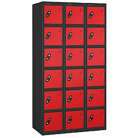 Atom Antibacterial Lockers With Black Carcass With