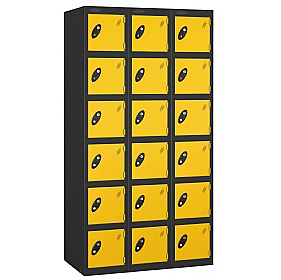 Atom Antibacterial Lockers With Black Carcass With
