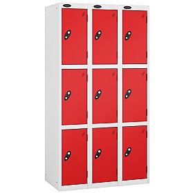 Atom Antibacterial Lockers With White Carcass