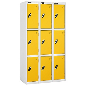 Atom Antibacterial Lockers With White Carcass