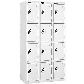 Atom Antibacterial Lockers With White Carcass